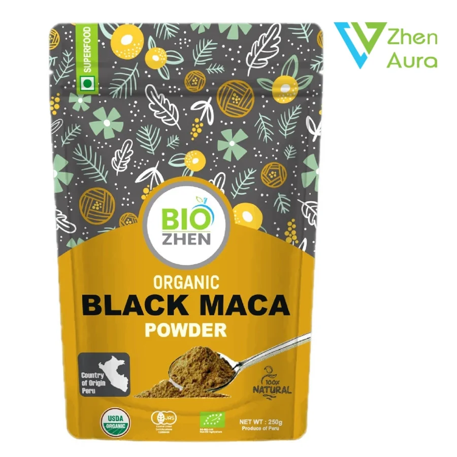 BioZhen Organic Black Maca Powder 250 Gm