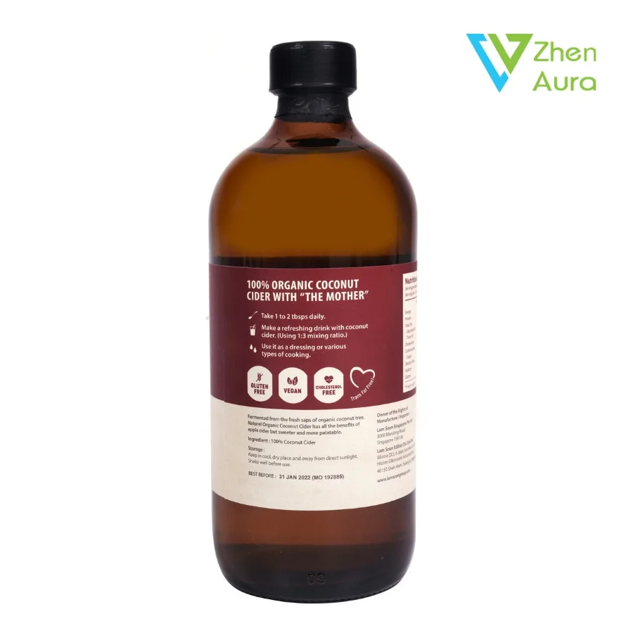 Naturel Organic Coconut Cider Vinegar 500ml - Image 2