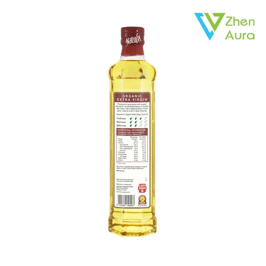 Naturel Organic Extra Virgin Olive Oil 500 ML - Image 2